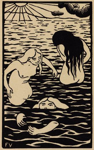 Les trois baigneuses (Three Bathers) Published for the journal La revue blanche