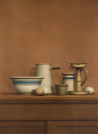 Still Life with Eggs, Candlestick and Bowl (America: The third century)