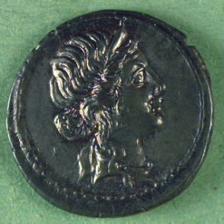 denarius, Roman Republic, 47-46 BCE