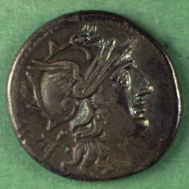 denarius, Roman Republic, 155 BCE