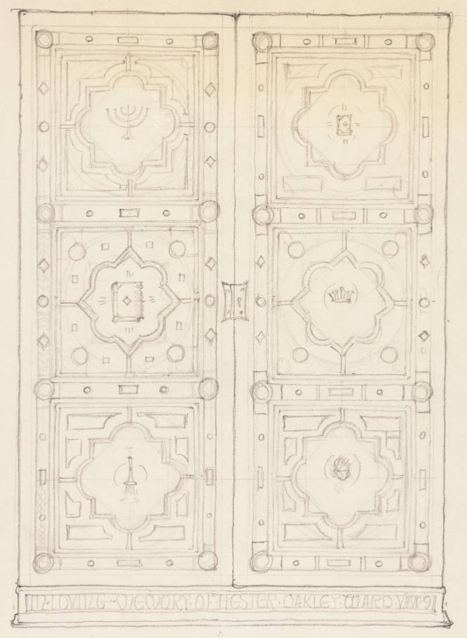 Study for The Great Wonder: The Triptych Closed