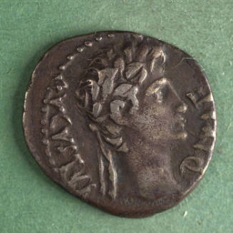 denarius, Roman Empire, Augustus, 9-8 BCE