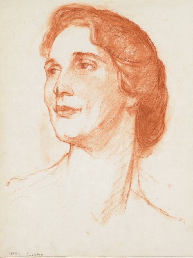 Study for The Donors: Head of Queene Ferry Coonley