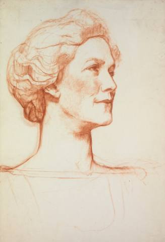 Study for The Donors: Head of Blanche Ferry Hooker