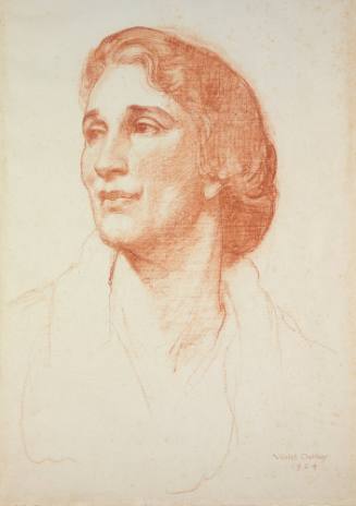 Study for The Donors: Head of Queene Ferry Coonley