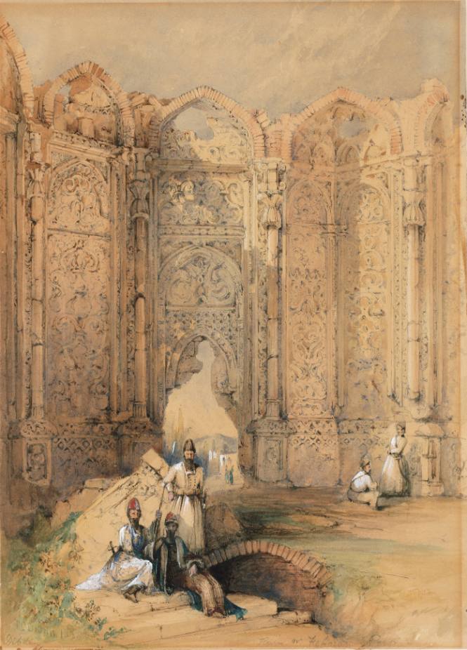 Ruined Interior Near Tehran, Persia