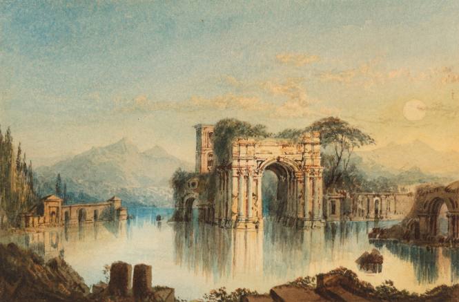Architectural Fantasy with Ruins