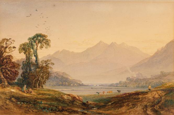 Snowdon from Capel Curig, Caernarvonshire