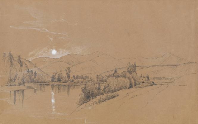 Moonlight on Mt. Carter, Gorham