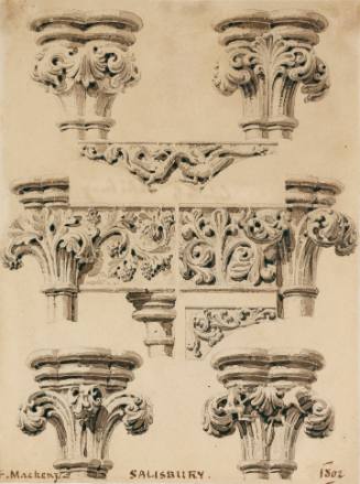 Capitals in Salisbury Cathedral