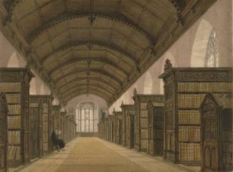 St. John's Library, Cambridge, for William Combe's A History of the University of Cambridge (London, 1815) vol. 2, ill. opp. p. 191
