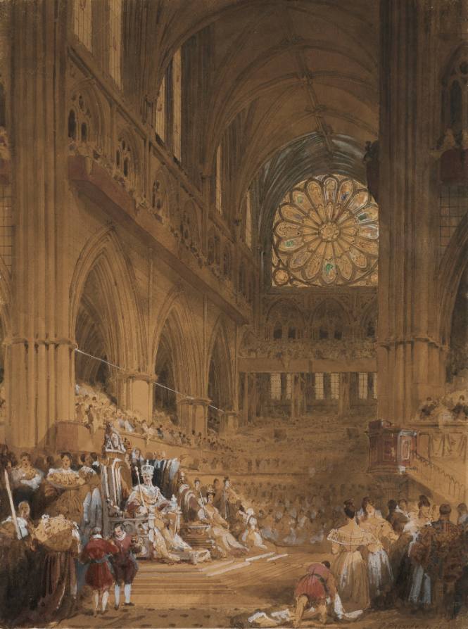 Coronation of King William IV in Westminster Abbey