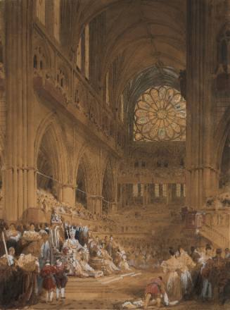 Coronation of King William IV in Westminster Abbey