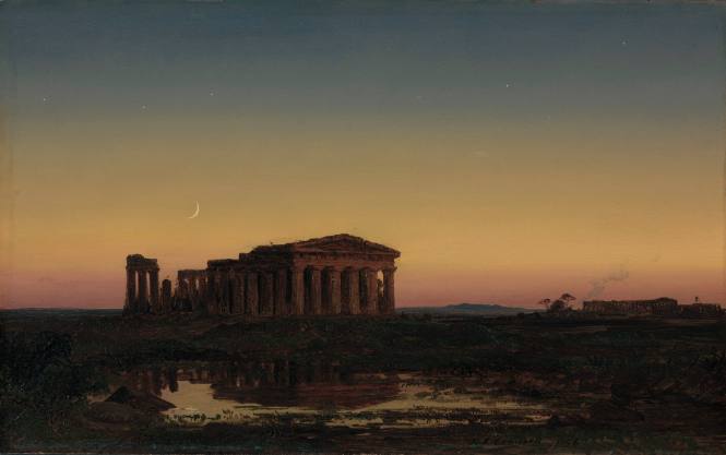 Evening at Paestum