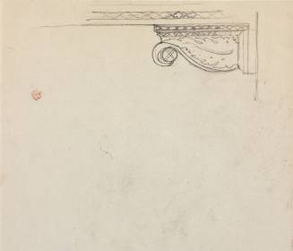 Sketch for Decorated Ceiling Beam