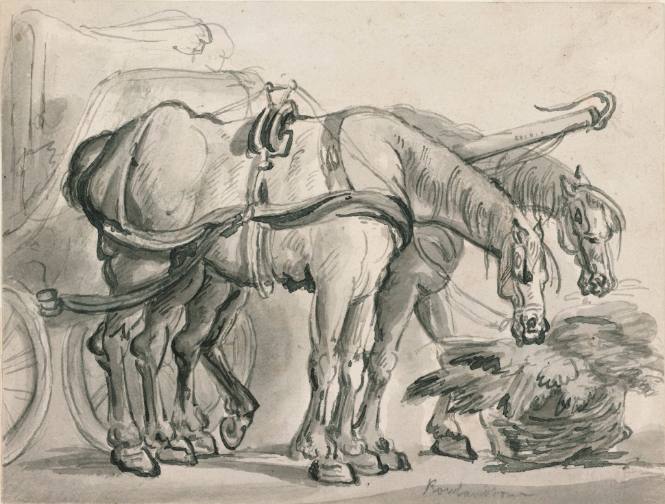 Pair of Cart Horses