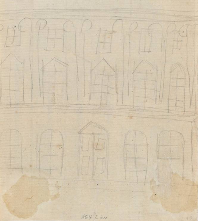 Sketch of a Building Elevation