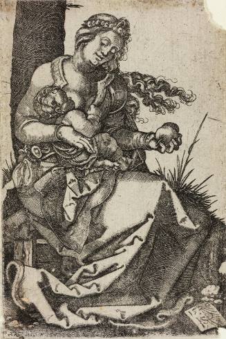 Seated Virgin Holding a Pear