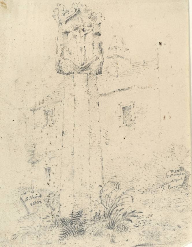In Cottington Churchyard, Cornwall