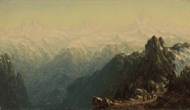 Sunrise on the Bernese Alps