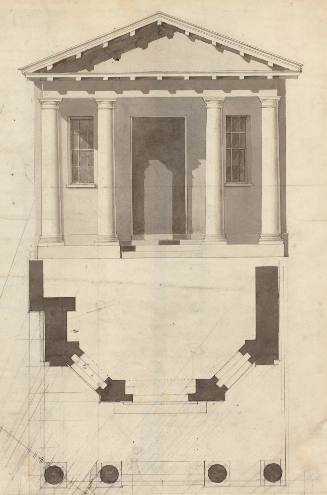 Plan and Elevation for a Tollbooth