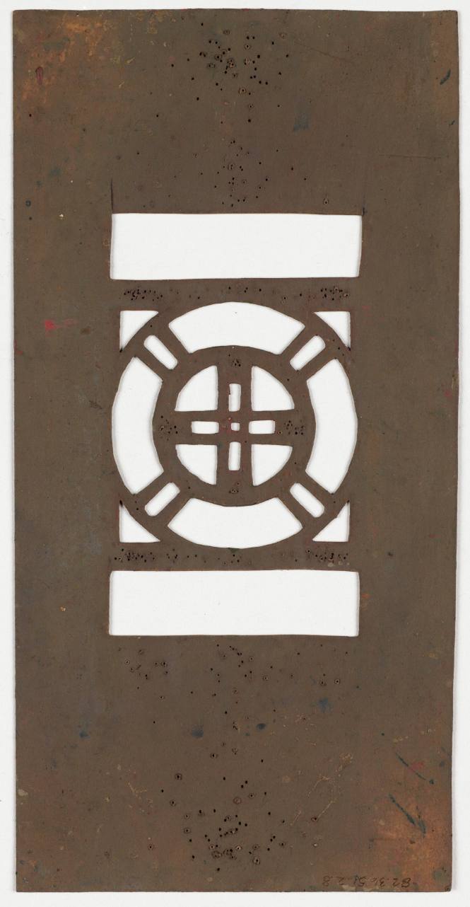 Smaller Stencils for Alumnae House Ceiling