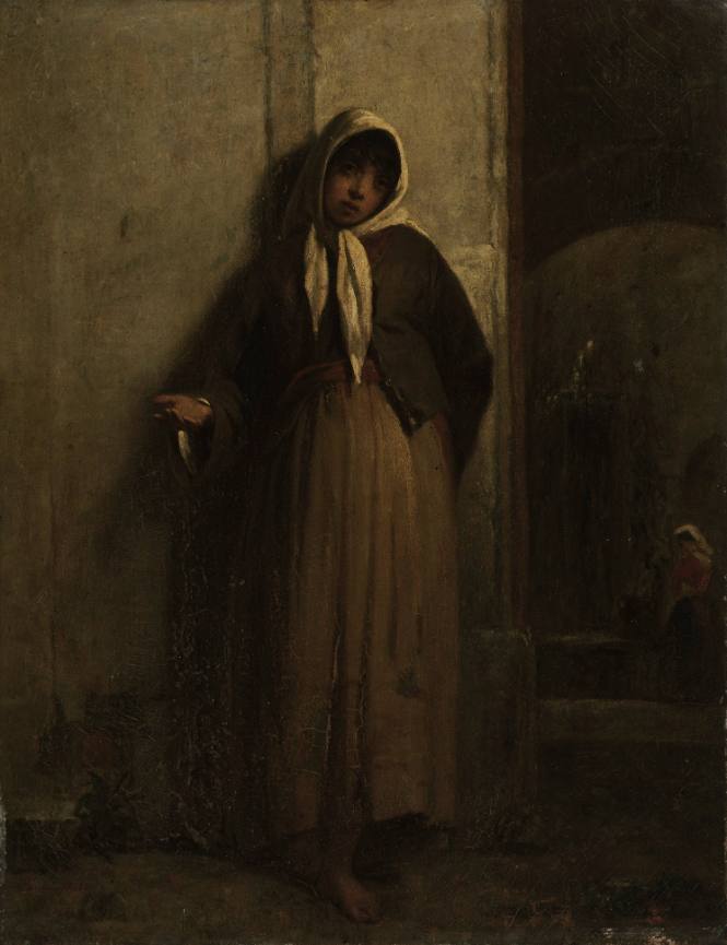 Beggar Girl in Rome