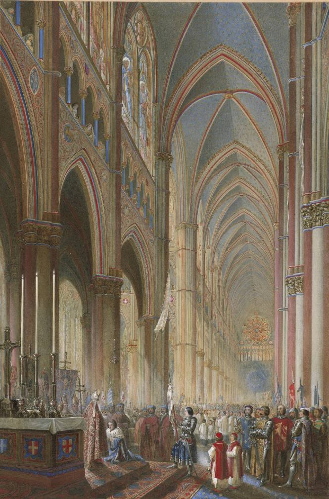 Coronation of Charles VII, at Rheims Cathedral