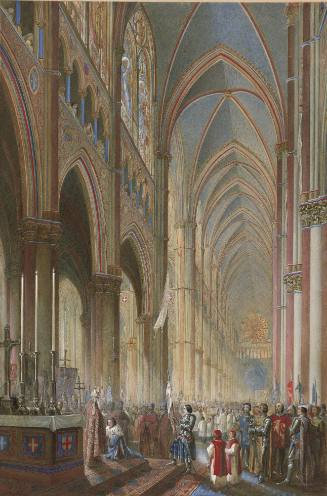 Coronation of Charles VII, at Rheims Cathedral