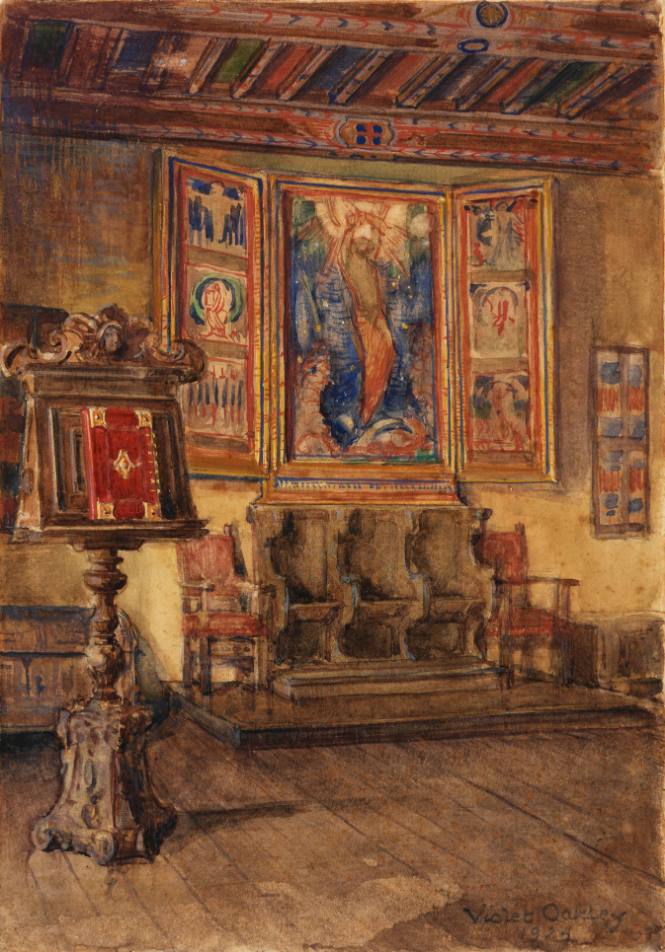 Study for the Alumnae House Living Room