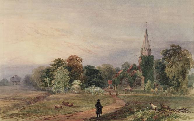 Stoke Park and Stoke Church, Buckinghamshire
