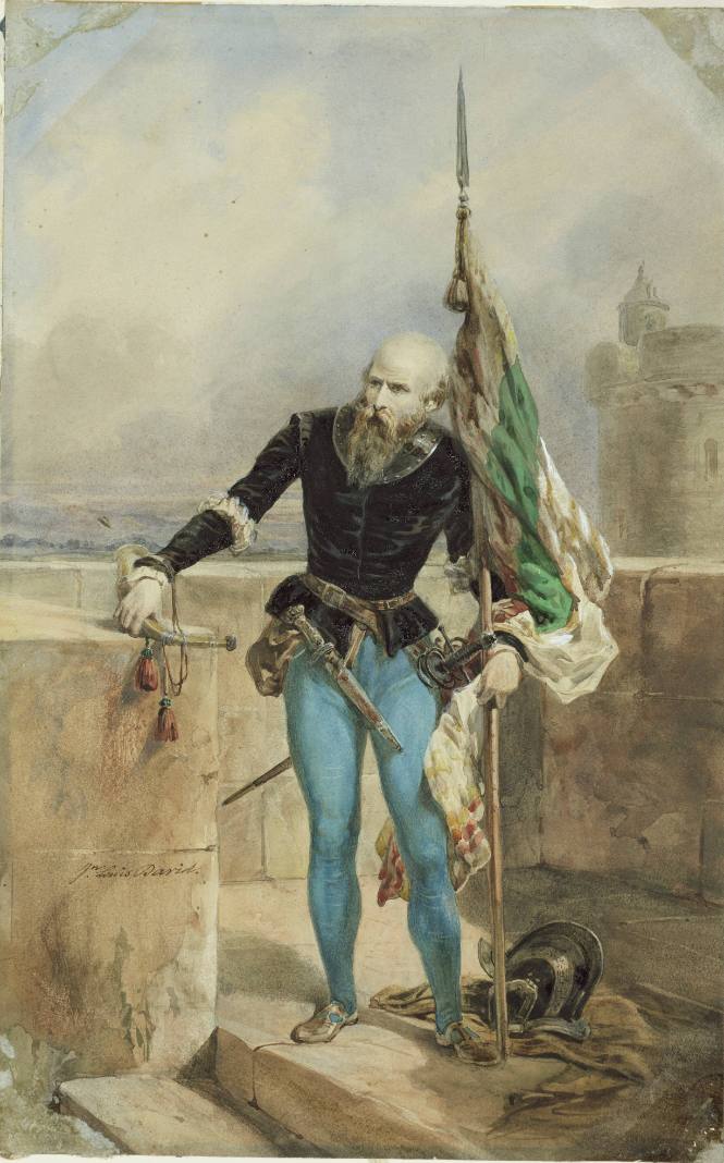 Figure in Medieval Costume: "Chivalry"