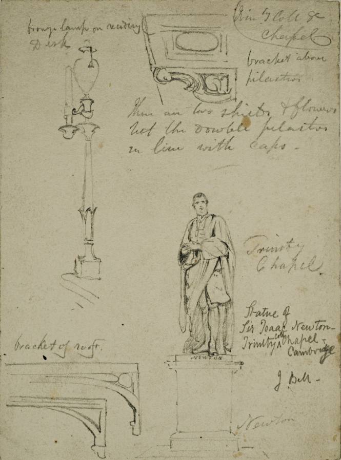 Detail from Trinity College Chapel, Cambridge