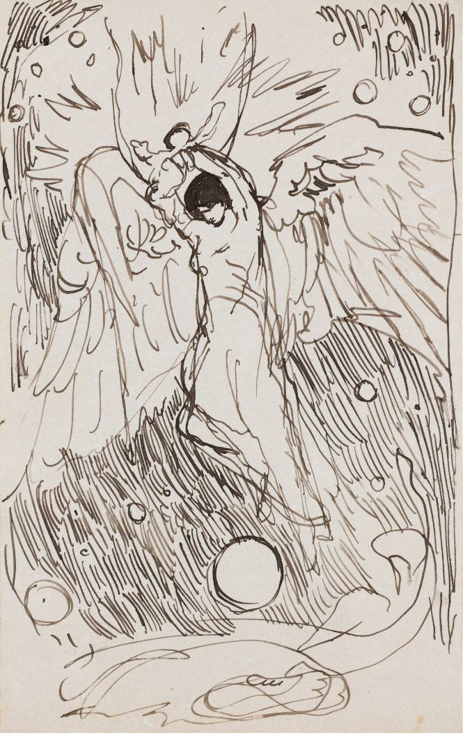 Sketch for The Great Wonder, Central Panel