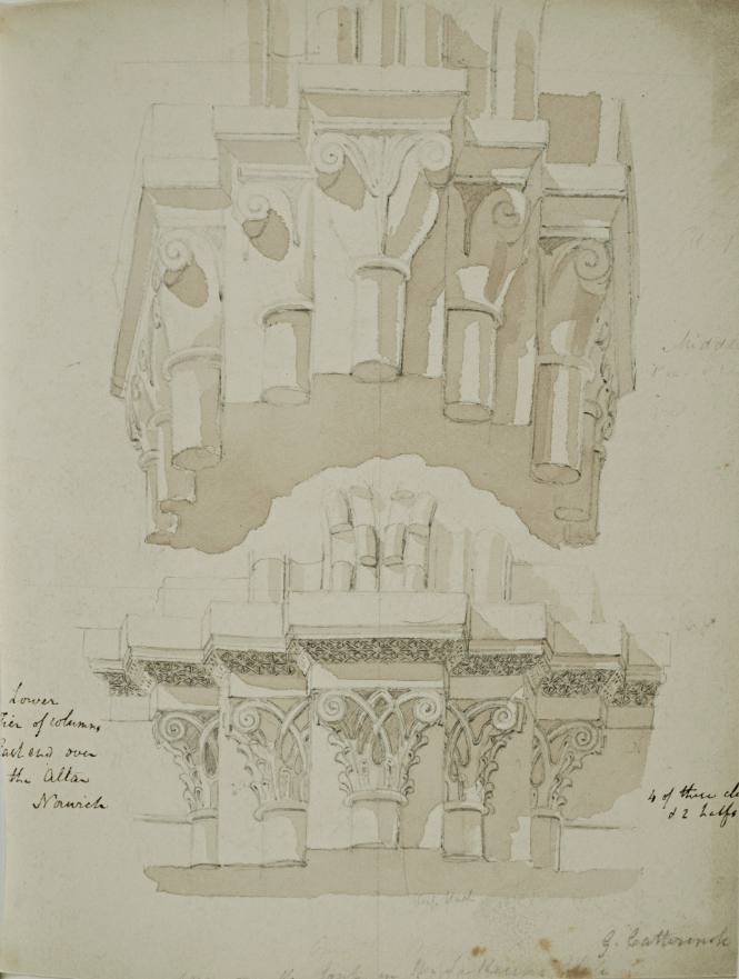 Norwich Cathedral, Column Capitols