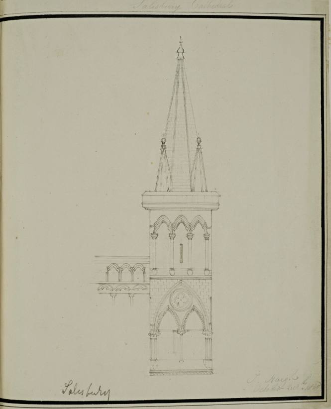 Part of Exterior - Salisbury Cathedral