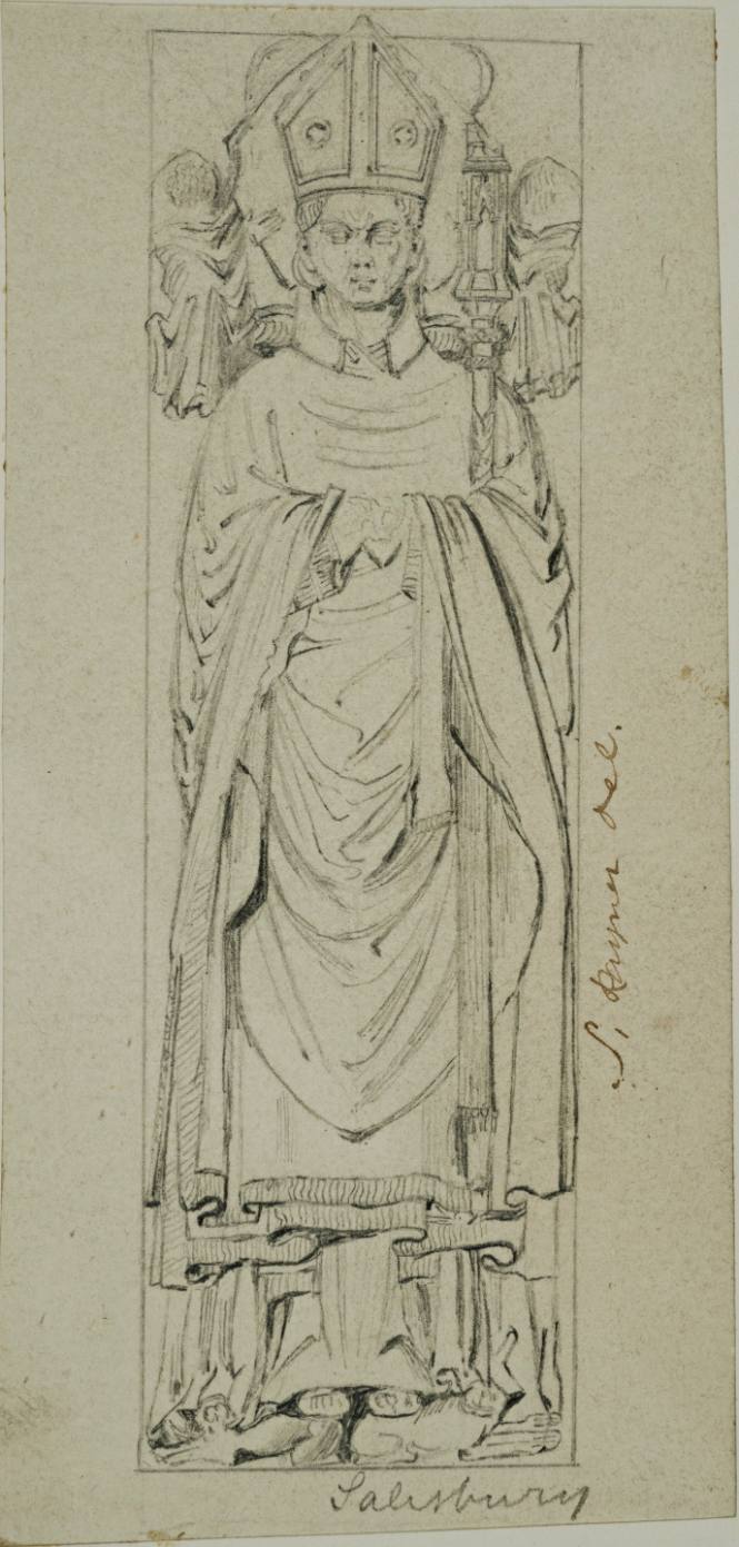 Religious Figure, Sculptural Decoration, Salisbury Chapel