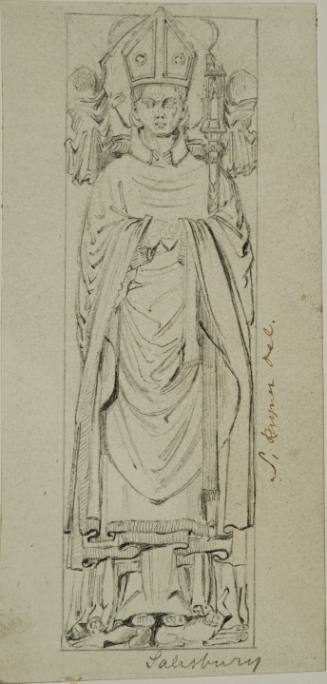 Religious Figure, Sculptural Decoration, Salisbury Chapel