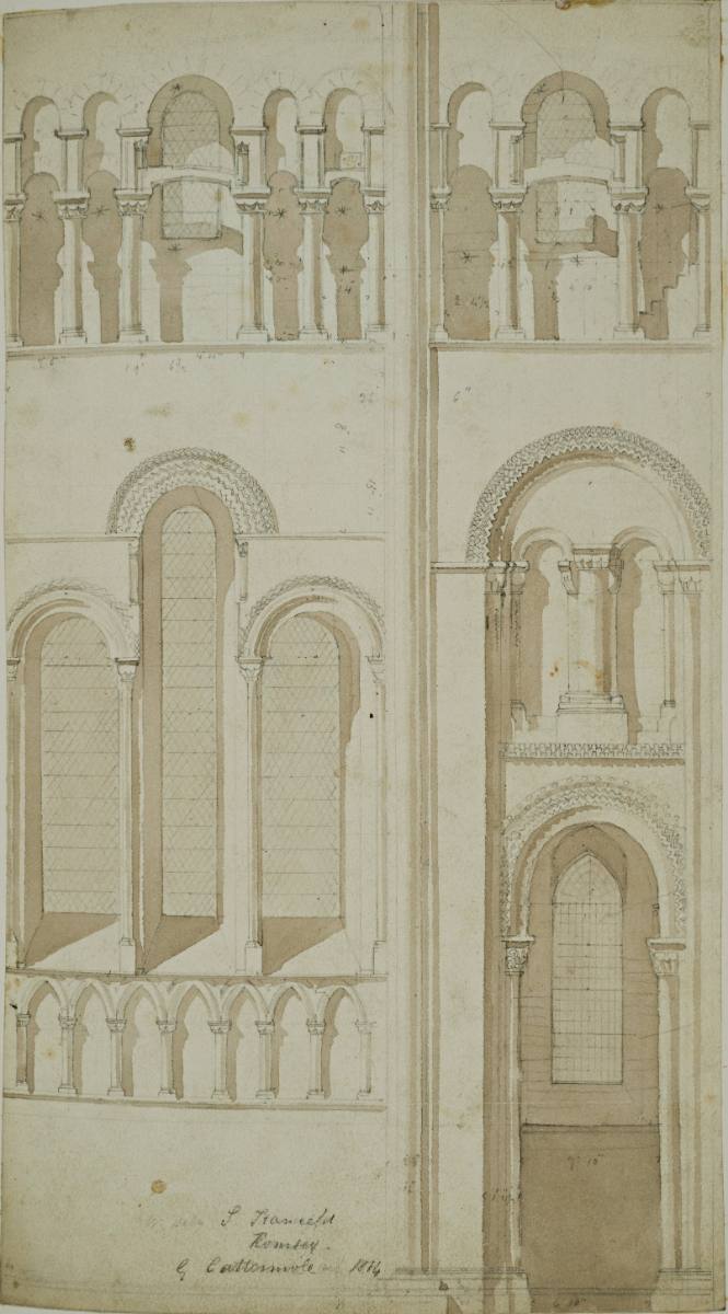 Elevation, S. Transept, Romsey Church