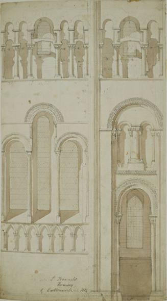 Elevation, S. Transept, Romsey Church
