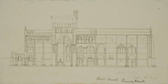 Exterior Elevation Christ Church, Ramsey, Hants