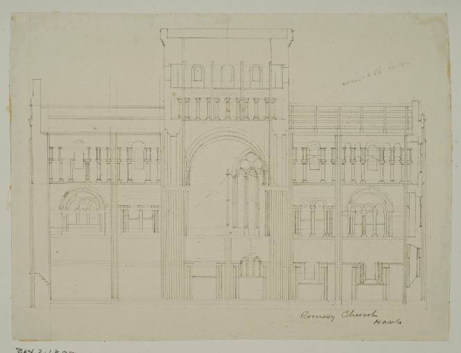 Exterior Elevation Christ Church, Romsey, Hants