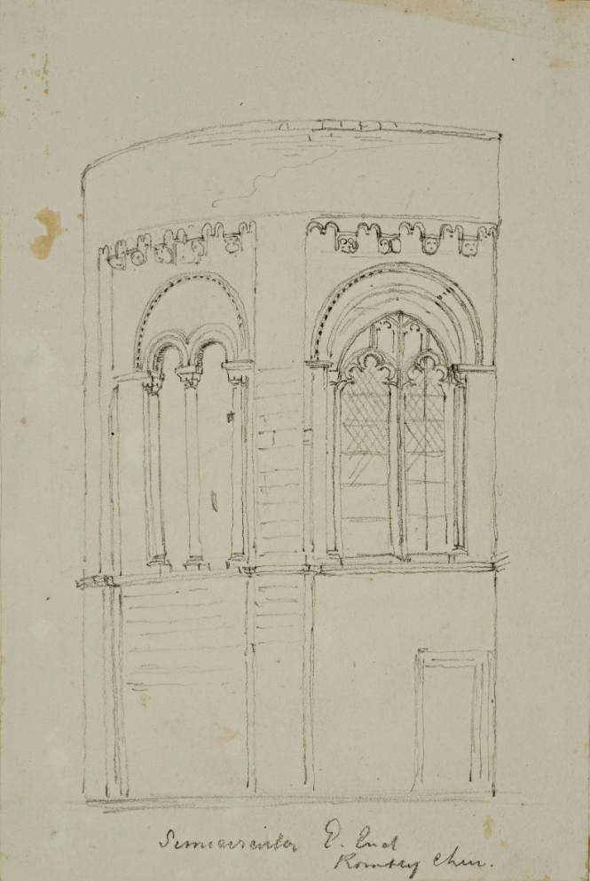 Sketch of the East End of Ramsey Church