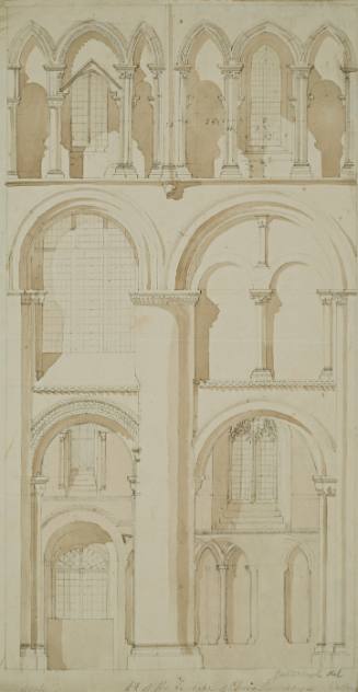 Part of the South Side of the Choir, Romsey