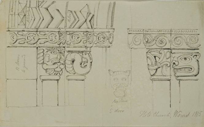Capitals, Holt Church, Worcest