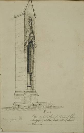 Buttress, East end of South Church