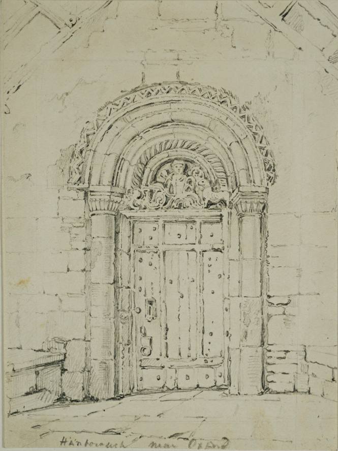 Doorway - in the porch Handborough, 8 miles West of Oxford