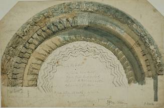 Iffley Church-Arch (Oxon)
