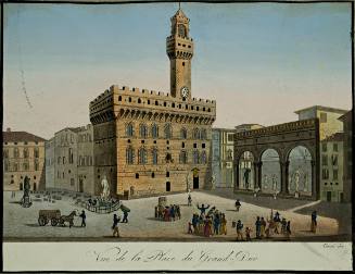 Vue de la Place du Grand-Duc, Florence