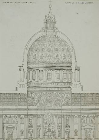 Section of Interior of St. Peter's, Vatican City